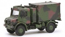 26660 Track HO, Mercedes Benz Unimog 5023 with container.
