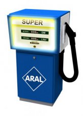 1364 H0 Zapfsäule ARAL mit LED-Beleuchtung