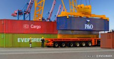 10922 10922 40-Fuß-Container, 6 Stück.