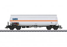 48487 48487 Druckgas-Kesselwagen  der Firma GATX, registriert in Deutschland.