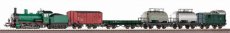 97942 SNCB Coffret de départ avec literie Locomotive à vapeur pour trains de marchandises G7 avec 5 wagons de marchandises.
