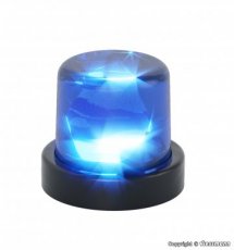 3571 3571 Feu clignotant rotatif à LED bleue.