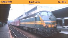 20.139 Track HO, NMBS 5503, Latour depot, DC IV-V.