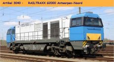 3040.02 Voie HO, RAILTRAXX G2000 Antwerpen-Noord, DCC.