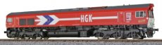 31362 31362 Diesel locomotive, H0, DE 672 HGK, traffic red, Ep. VI, DC/AC.