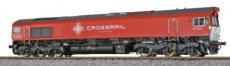 31363 Locomotive diesel, H0, DE 6301 Crossrail, rouge trafic, Ep. VI, DC/AC.