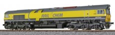 31364 31364 Diesel locomotive, H0, 6602 Rail4Chem, grey/yellow, Ep. VI, DC/AC.