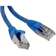 DR60882   Câble STP 2 x RJ45 bleu 2m.