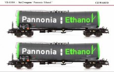 VB-81084 81084 Track HO, CZ-WASCO, Set of 2 wagons "Pannonia Ethanol".