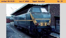 9129.1 Voie HO, SNCB, Locomotive n° 6264, DC, Dépôt Aarschot, IV.