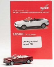 012287-006 Spur HO, Minikit, Audi 80 Cabrio, Bordeaux.