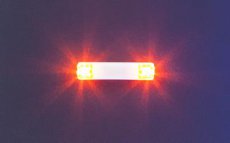 163762 Knipperlichten elektronica, 15,7 mm, orange