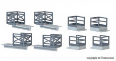 39754 39754 Bracket support with railing for catenary masts.