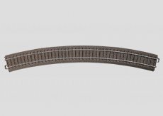 24530 24530 Curved Track R5 = 643.6 mm / 25-5/16". Curve 30°