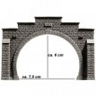 34852 34852 Tunnelportaal, 2 sporen, 12,3 x 8,5 cm.