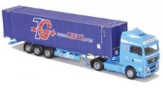 74465 Vrachtwagen MAN, "Gheys IPV", blauw.
