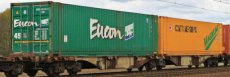 BL59.201 AAE-Cargo, 1x 45ft container Eucon & 1x 45ft container Containerships.