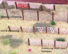 CTH-012 NMBS fence 1m, lasercut HO.